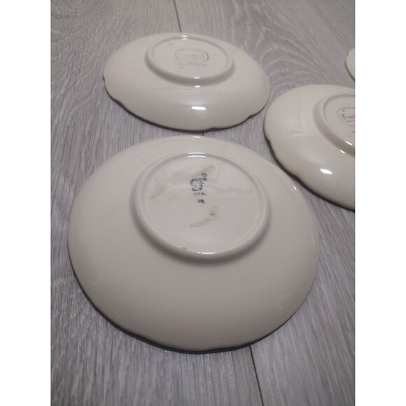 Desert Rose (USA Backstamp) by Franciscan - Set of 5 - 5 3/4 in. Saucers - Picture 5 of 7